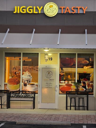 Jiggly Tasty Japanese cheesecake, Bubble Tea, Coffee